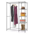 Whitmor Gunmetal Double Rod Closet All Metal Gray