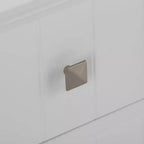 WyndenHall Normandy Mobiletto da bagno a quattro cassetti, bianco: microfibra, lavabile in lavatrice, fondo antiscivolo
