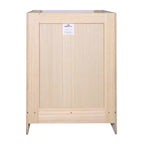 Mobile lavabo Brookings Shaker a due ante 19"x25" con piano in marmo colato bianco 4" al centro - Design House LA: Mobiletto da bagno