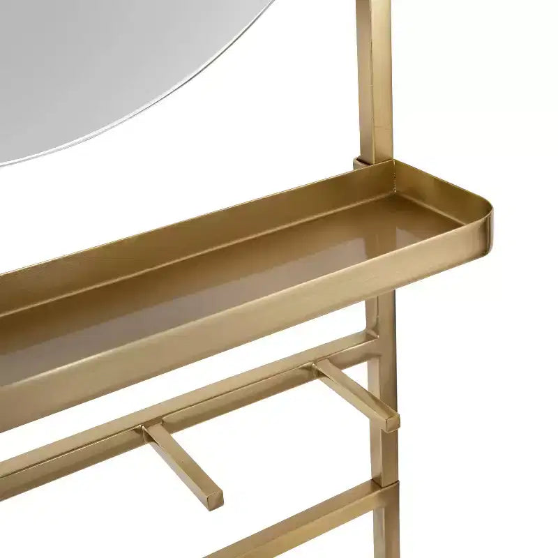 Specchio Noka a piantana 18" x 67" oro - Kate & Laurel