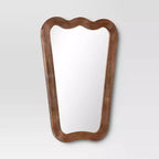 Specchio da parete in legno a coste 22"x30" - Threshold™