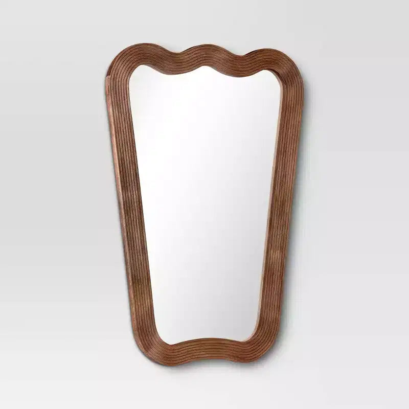 Specchio da parete in legno a coste 22"x30" - Threshold™