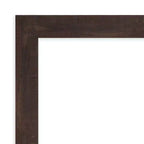 Specchio da parete in legno di noce scuro Fresco senza smussatura 41" x 30" - Amanti Art