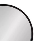 Kate & Laurel All Things Decor Set di 3 specchi da parete rotondi Travis neri