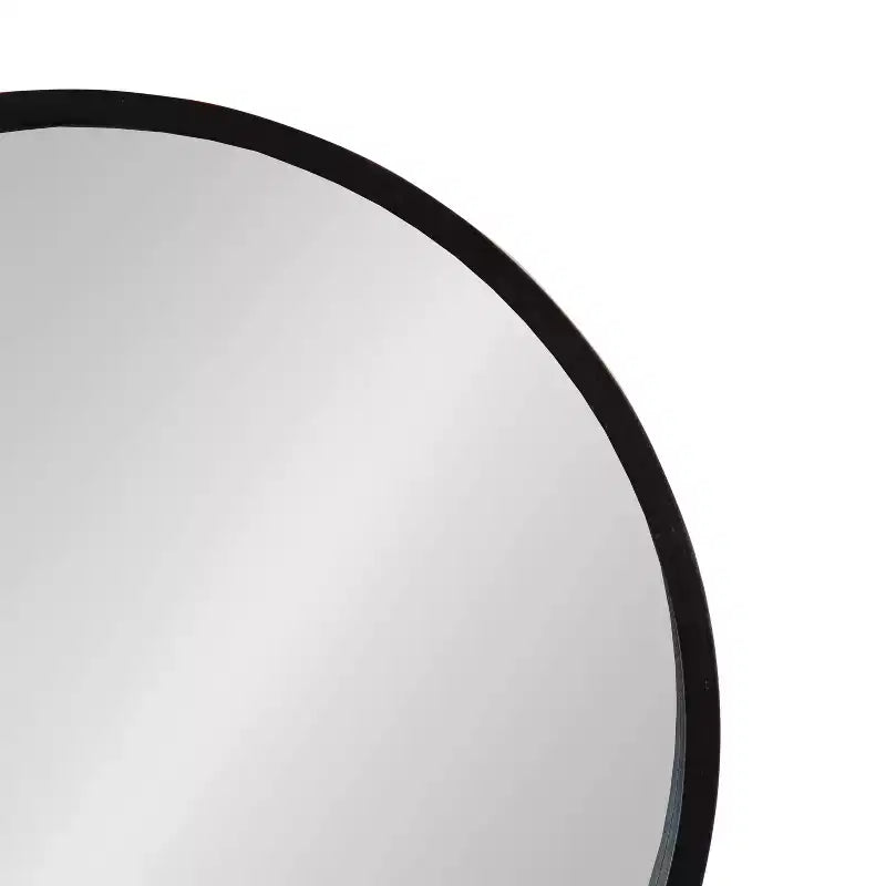 Kate & Laurel All Things Decor Set di 3 specchi da parete rotondi Travis neri