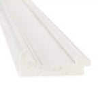 Specchio da parete bianco Amanti Art da 112 x 84 cm senza smusso - Rettangolare moderno, include accessori per il montaggio