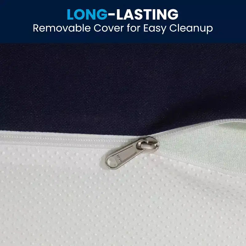 Materasso in memory foam Flash Furniture Irvine resistente ai liquidi con fodera rimovibile con cerniera
