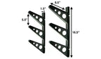 StoreYourBoard Trifecta Supporto Porta Stecche Lacrosse | 3 Livelli