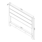 HomeStockMonaco Testata Bianco E Olmo Soft Stile Minimalista