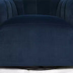 Christopher Knight Home Zarabel Poltrona club a botte girevole moderna imbottita per interni