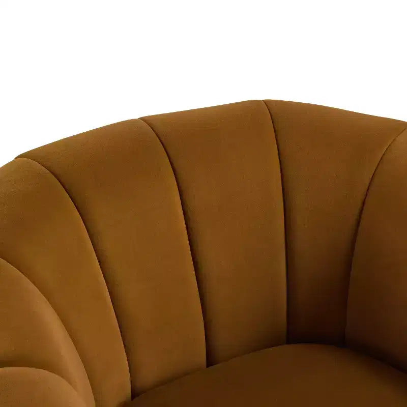 Christopher Knight Home Zarabel Poltrona club a botte girevole moderna imbottita per interni