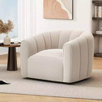 Christopher Knight Home Zarabel Poltrona club a botte girevole moderna imbottita per interni