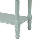 Tavolo Consolle Stretto Whisen Classic con Tre Cassetti Contenitori e Ripiano Inferiore