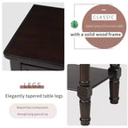 Tavolo Consolle Stretto Whisen Classic con Tre Cassetti Contenitori e Ripiano Inferiore