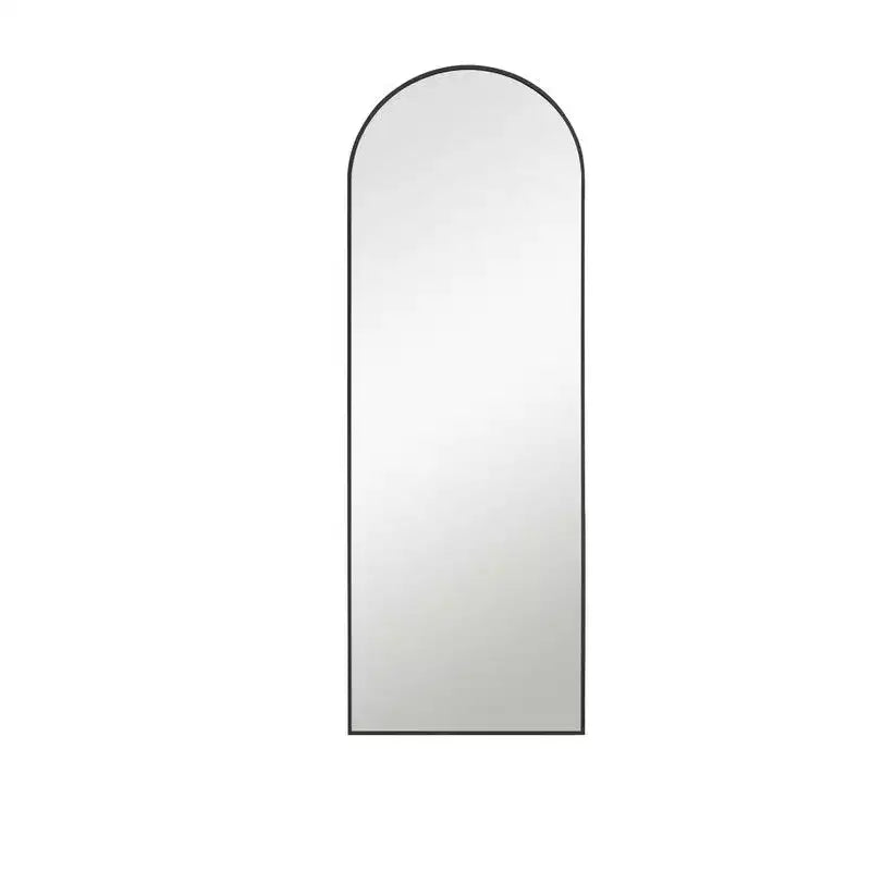 PexFix 38 pollici L. x 71 pollici A. Specchio a Figura Intera Curvo Autoportante, Specchio da Parete con Cornice in Metallo, Specchio Grande da Terra, Oro