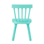 Set Tavolo e Sedie per Bambini VECELO, Tavolo Quadrato Design Windsor con 2 Sedie, Adatto per Gioco e Attività per Bambini, Verde