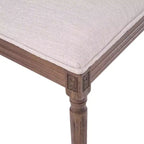 Christopher Knight Home Brownell Sedie da pranzo in legno e vimini imbottite in tessuto in stile country francese (set di 2)