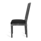 Christopher Knight Home Brownell Sedie da pranzo in legno e vimini imbottite in tessuto in stile country francese (set di 2)