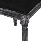 Christopher Knight Home Brownell Sedie da pranzo in legno e vimini imbottite in tessuto in stile country francese (set di 2)