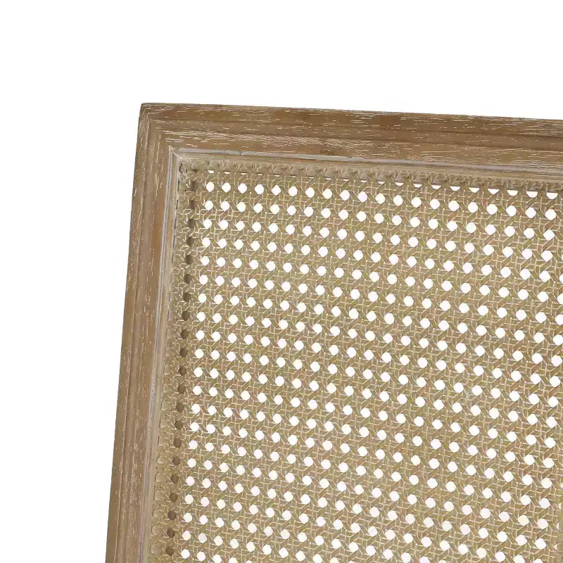 Christopher Knight Home Brownell Sedie da pranzo in legno e vimini imbottite in tessuto in stile country francese (set di 2)