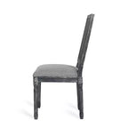 Christopher Knight Home Brownell Sedie da pranzo in legno e vimini imbottite in tessuto in stile country francese (set di 2)