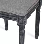Christopher Knight Home Brownell Sedie da pranzo in legno e vimini imbottite in tessuto in stile country francese (set di 2)