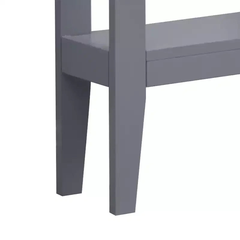 Kings Brand Furniture - Consolle stretta Balfour con ripiani per ingresso, corridoio, soggiorno o atrio.