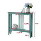 Kings Brand Furniture - Consolle stretta Balfour con ripiani per ingresso, corridoio, soggiorno o atrio.