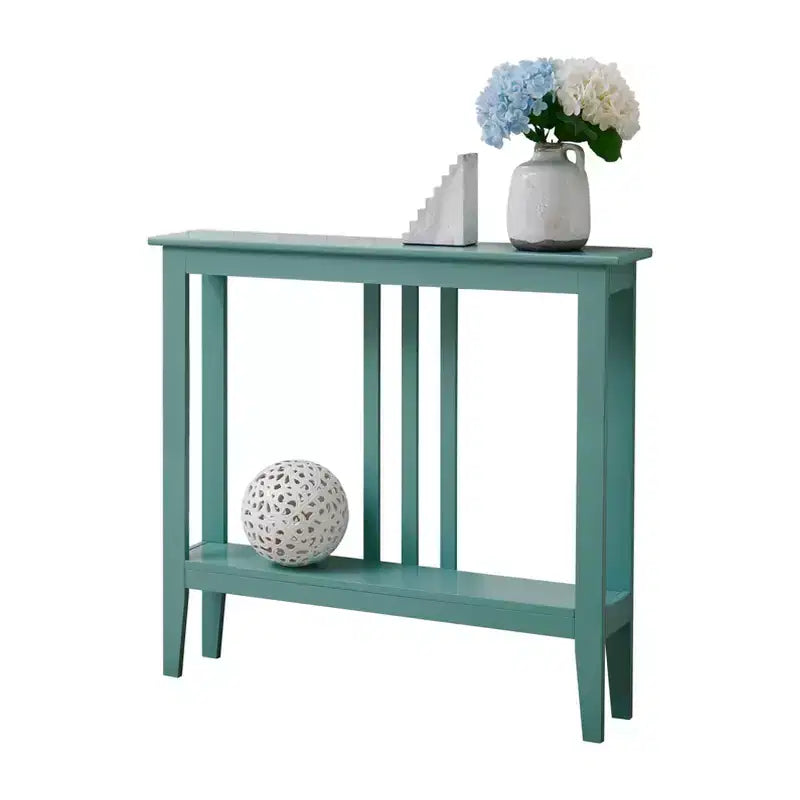 Kings Brand Furniture - Consolle stretta Balfour con ripiani per ingresso, corridoio, soggiorno o atrio.