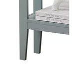 Kings Brand Furniture - Consolle stretta Balfour con ripiani per ingresso, corridoio, soggiorno o atrio.