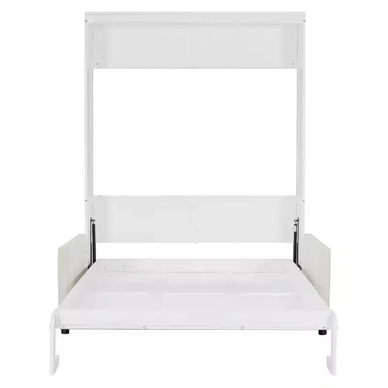 Letto a scomparsa Whisen Clever Full Size, pieghevole a divano con cuscino