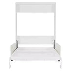 Letto a scomparsa Whisen Clever Full Size, pieghevole a divano con cuscino