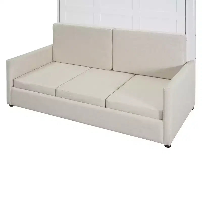 Letto a scomparsa Whisen Clever Full Size, pieghevole a divano con cuscino