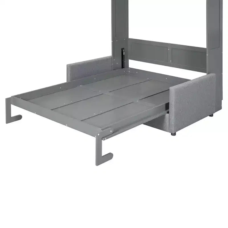 Letto a scomparsa Whisen Clever Full Size, pieghevole a divano con cuscino