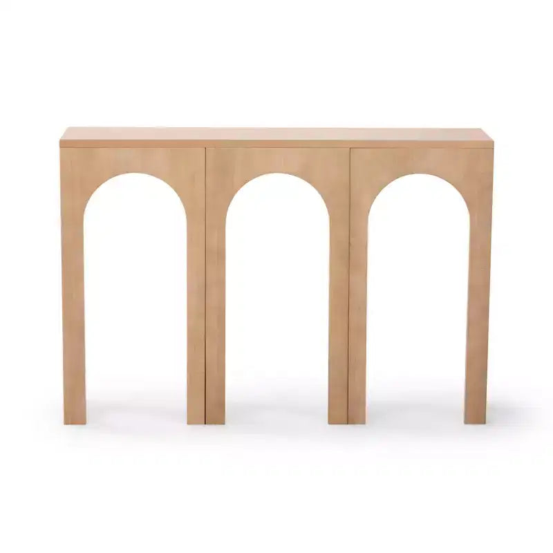 Plank+Beam 47 Aria Consolle, Tavolo d'ingresso in legno massello, Tavoli per ingresso, Consolle strette
