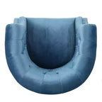 GDFStudio Justus Poltrona Club Rivestita con Bottoni in Stile Contemporaneo