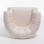 GDFStudio Justus Poltrona Club Rivestita con Bottoni in Stile Contemporaneo