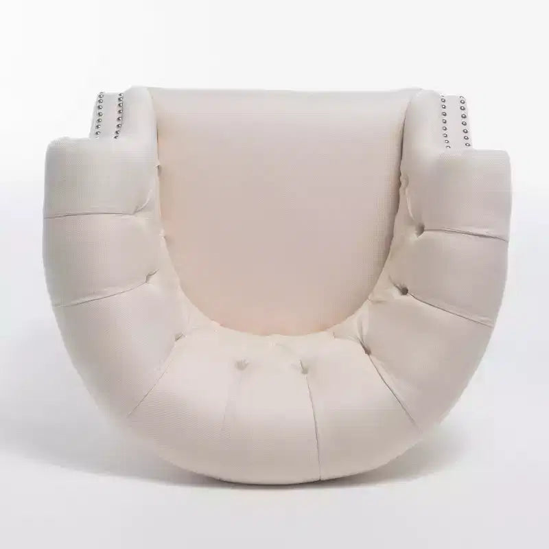 GDFStudio Justus Poltrona Club Rivestita con Bottoni in Stile Contemporaneo