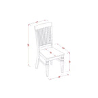 HomeStock Set Tavolo da Pranzo Rettangolare da Cucina con 4/6 Sedie