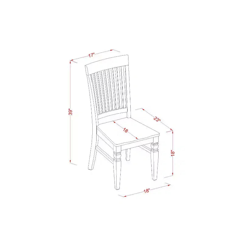 HomeStock Set Tavolo da Pranzo Rettangolare da Cucina con 4/6 Sedie