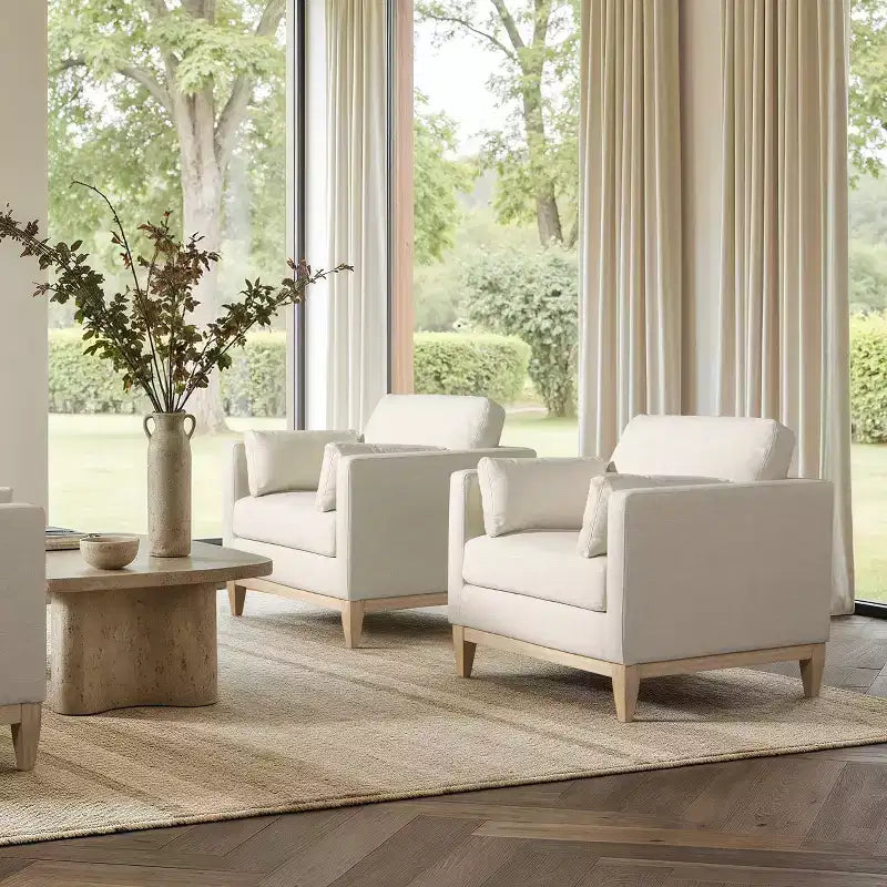 Poltrona da pranzo moderna Knox 36 in stile "Farmhouse"