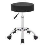 BestMassage Round Rolling Stool Swivel Salon Stool Adjustable Spa Stool with 5 Wheels
