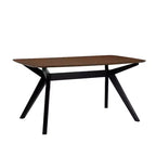 Christopher Knight Home Raoul Tavolo da Pranzo Contemporaneo in Legno con Base a Piedistallo a Gambe Incrociate