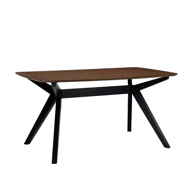 Christopher Knight Home Raoul Tavolo da Pranzo Contemporaneo in Legno con Base a Piedistallo a Gambe Incrociate