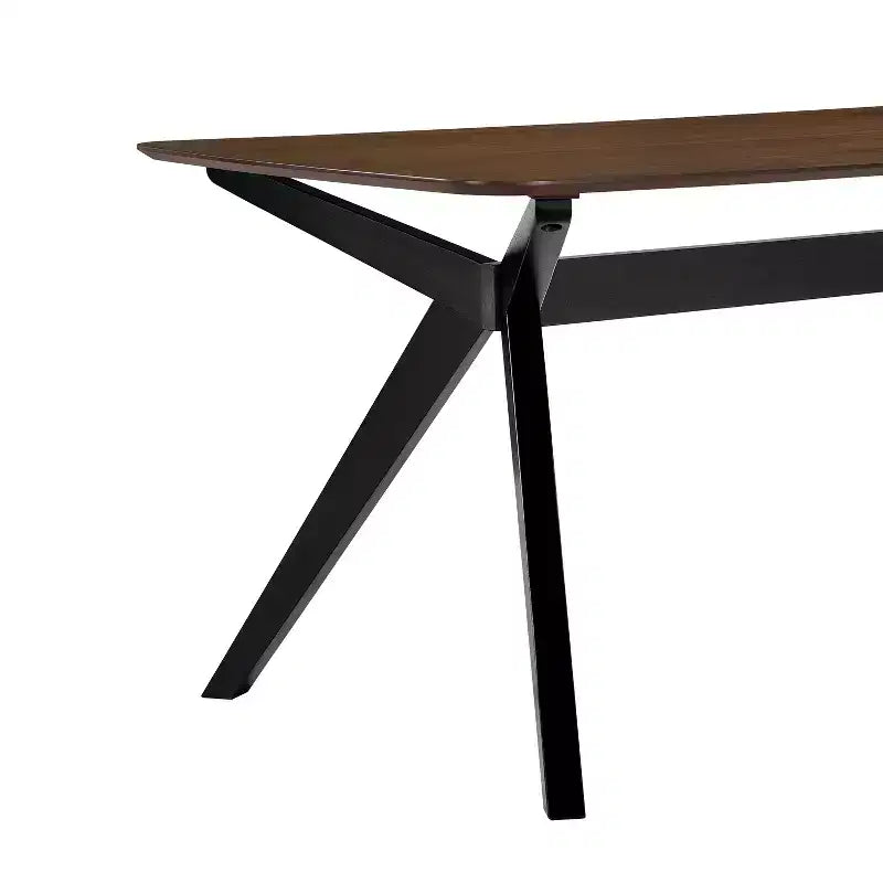 Christopher Knight Home Raoul Tavolo da Pranzo Contemporaneo in Legno con Base a Piedistallo a Gambe Incrociate