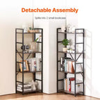 VEVOR Scaffale Triplo in Metallo, Libreria Industriale a 11 Ripiani, Ampia Libreria Rustica Vintage con Ripiani Aperti, Scaffalatura Espositiva Indipendente
