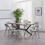 Karl Home | Sedia Pieghevole Imbottita e Impilabile (Set da 6)