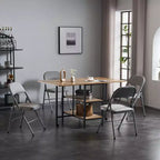 Karl Home | Sedia Pieghevole Imbottita e Impilabile (Set da 6)