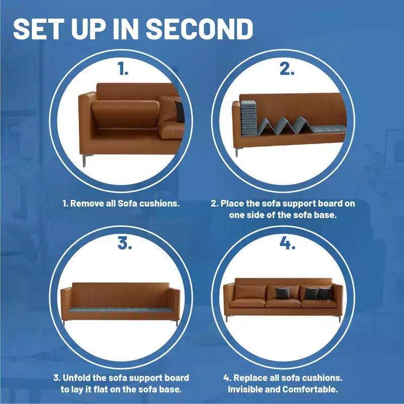 Continental Sleep, Tavoletta di Supporto per Cuscini da Divano Premium Robusta per Riparare Divani Afflosciati, Tavole di Legno Spesse Aggiungono Forti Supporti per Sedute, Divano, Sedia