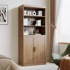 Mobile Contenitore con Anta in Vetro di Grande Capacità, Elegante e Bello. È Pratico per Organizzare e uno Strumento Magico per Dire Addio al Disordine in Casa.